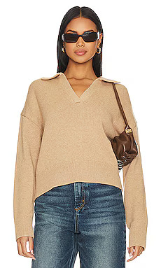 Velvet by Graham & Spencer Lucie Sweater in Camel from Revolve.com | Revolve Clothing (Global)