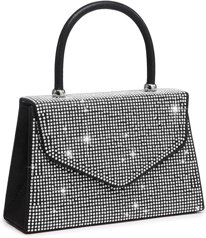 Dasein Women's Evening Bag Party Clutches Wedding Purses Cocktail Prom Handbags with Frosted Glit... | Amazon (US)