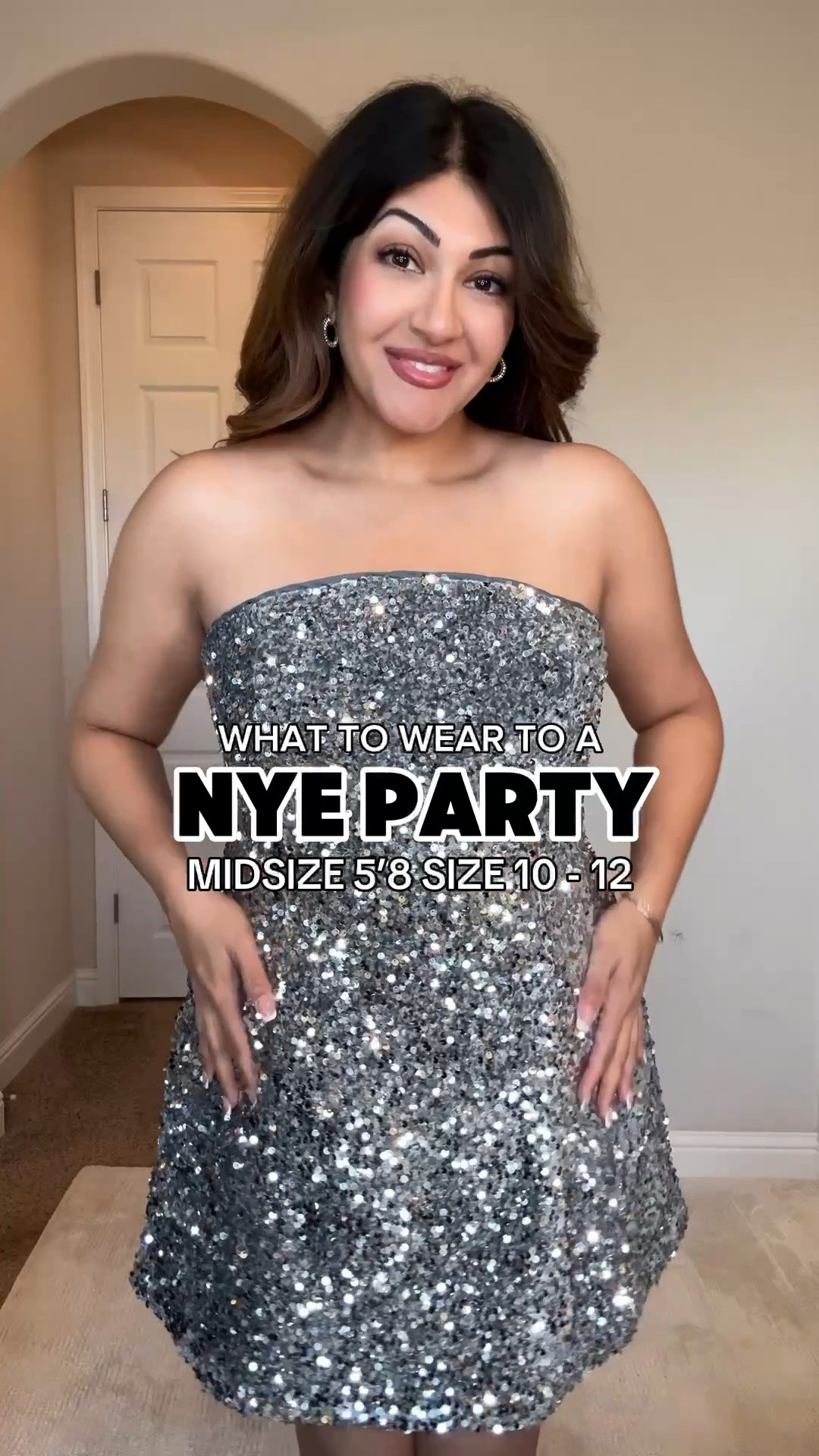 Ringing in the New Year in sparkle ✨🥂 This sleeveless sequin dress paired with a disco ball headband and a sleek grey long coat is the perfect balance of glam and polished. Whether you’re headed to a party, dinner, or midnight toast, this look is made for celebrating in style and starting the year feeling confident and fun.

NYE outfit for women, sequin dress New Year’s Eve, winter party outfit, New Year’s Eve style, glam NYE look

Dress also available in different colors 


#NYEStyle #SequinSeason #NewYearsEveOutfit #PartyReadyLook #CelebrateInStyle #WinterGlam #WomenWhoSparkle #newyearsparty

#LTKMidsize #LTKSaleAlert #LTKHoliday