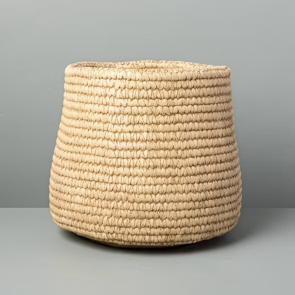 Indoor/Outdoor Concrete Basket Planter - Hearth & Hand™ with Magnolia | Target