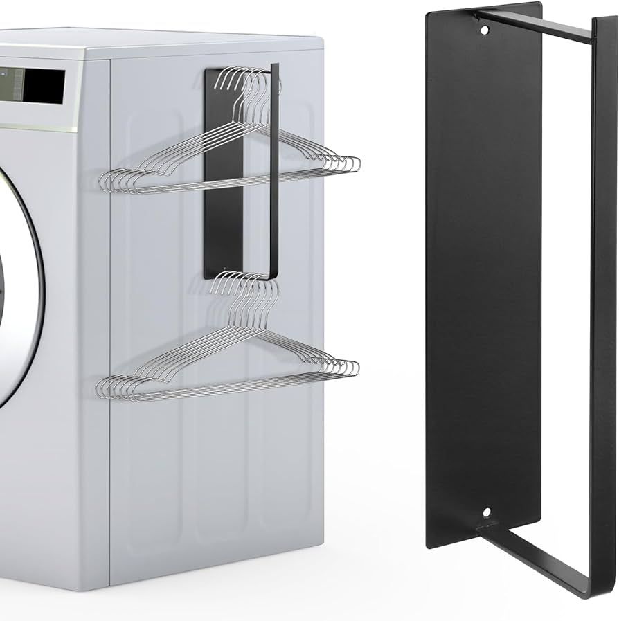 Hanger Organizer Magnetic Hanger Holder for Washing Machine Laundry Room Organization, Black Hang... | Amazon (US)
