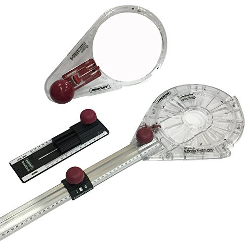 Milescraft 1219 Circle Guide Kit- Router Jig for Cutting/Routing Small and Large Circles from 1.5in. | Amazon (US)