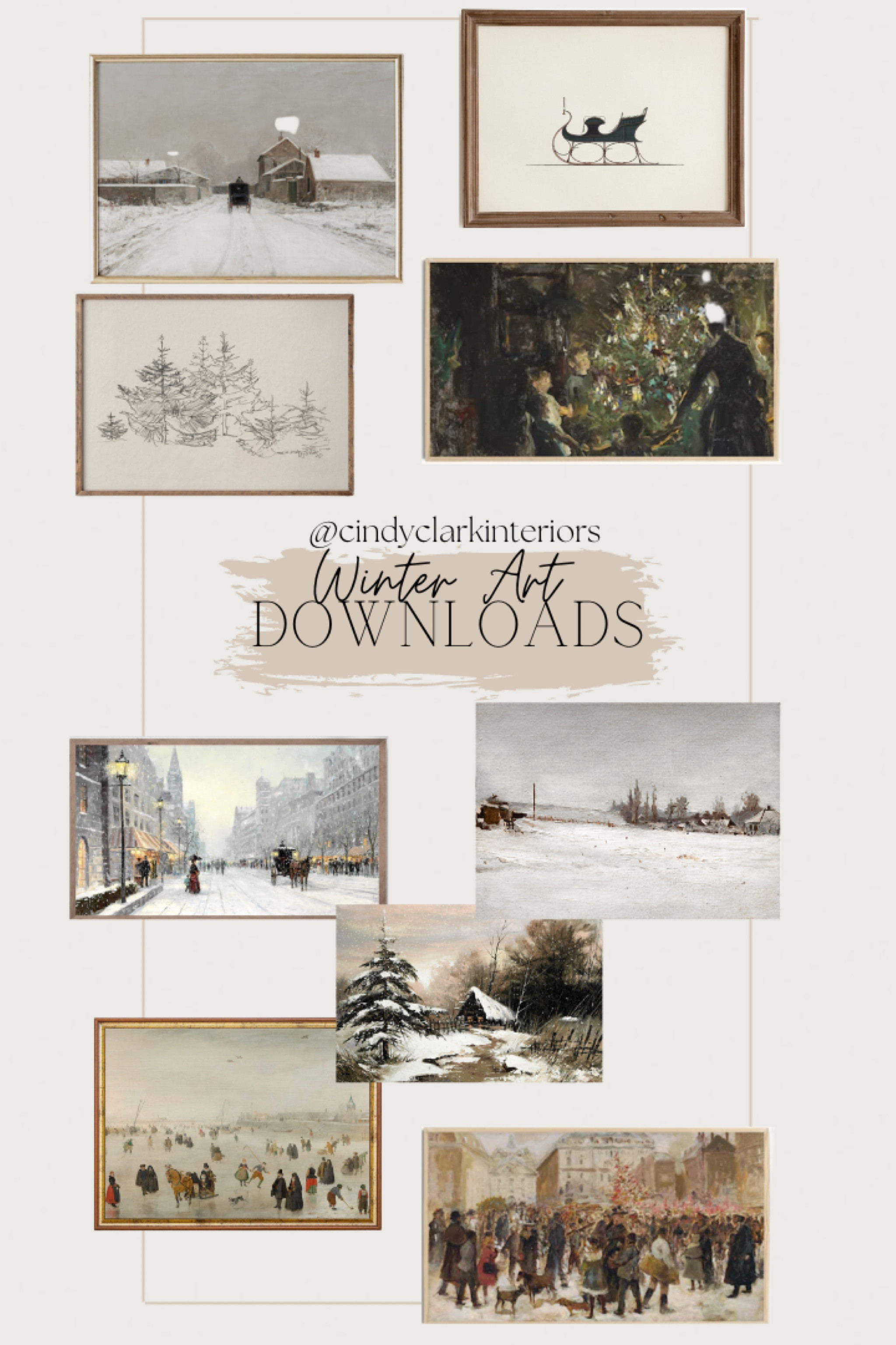 Downloadable winter art. Perfect for a frame tv! 

Downloaded art, Christmas, winter

#LTKhome #LTKsalealert