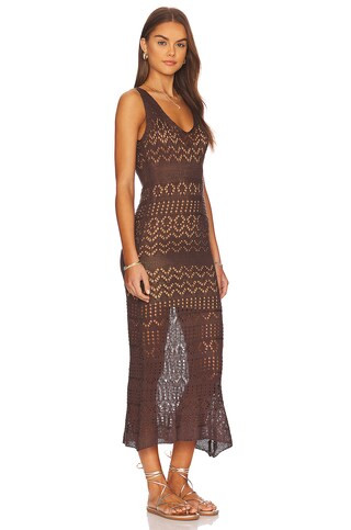 SNDYS x REVOLVE Shona Maxi Dress in Chocolate Brown from Revolve.com | Revolve Clothing (Global)