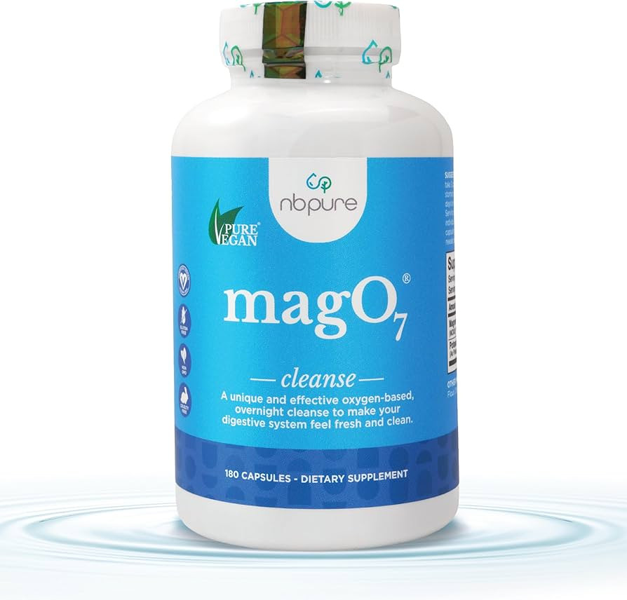 nbpure MagO7 - Natural Colon Cleanse & Detox - Occasional Constipation Relief, Stool Softening, &... | Amazon (US)
