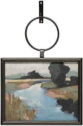 Creative Co-Op Modern Metal Framed Landscape Art with Hanging Bracket Wall Décor, Multicolored | Amazon (CA)