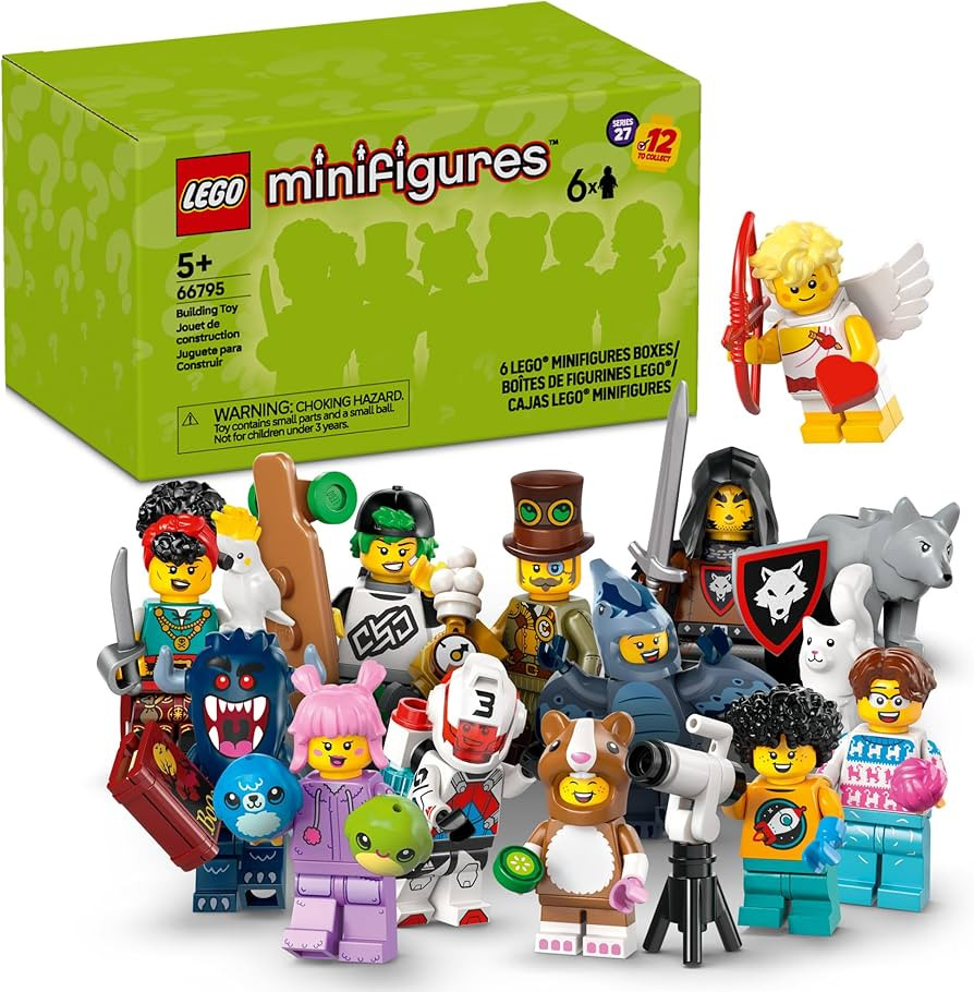 LEGO Minifigures Series 27 6 Pack - Multipack of Collectible Figures for Kids, Boys and Girls, Ag... | Amazon (US)