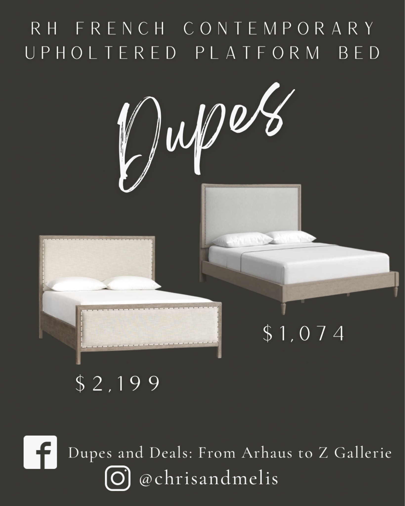 Restoration Hardware Jeune French Contemporary  Upholstered Platform Bed dupes!
Bedroom furniture, bed frame, platform bed, upholstered bed frame; bedroom design. 


#LTKsalealert #LTKhome