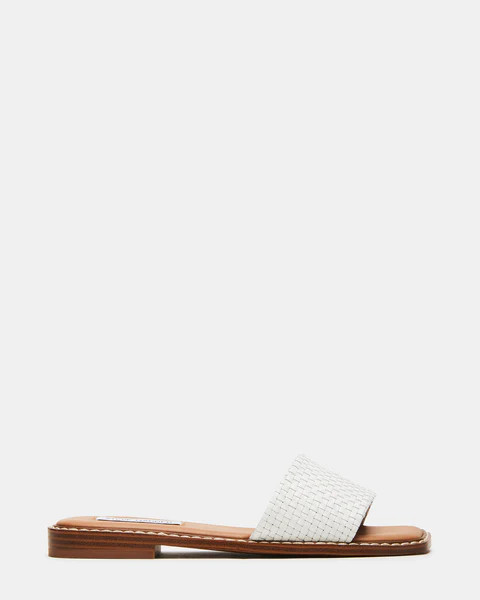 SANDRA WOVEN WHITE LEATHER | Steve Madden (US)