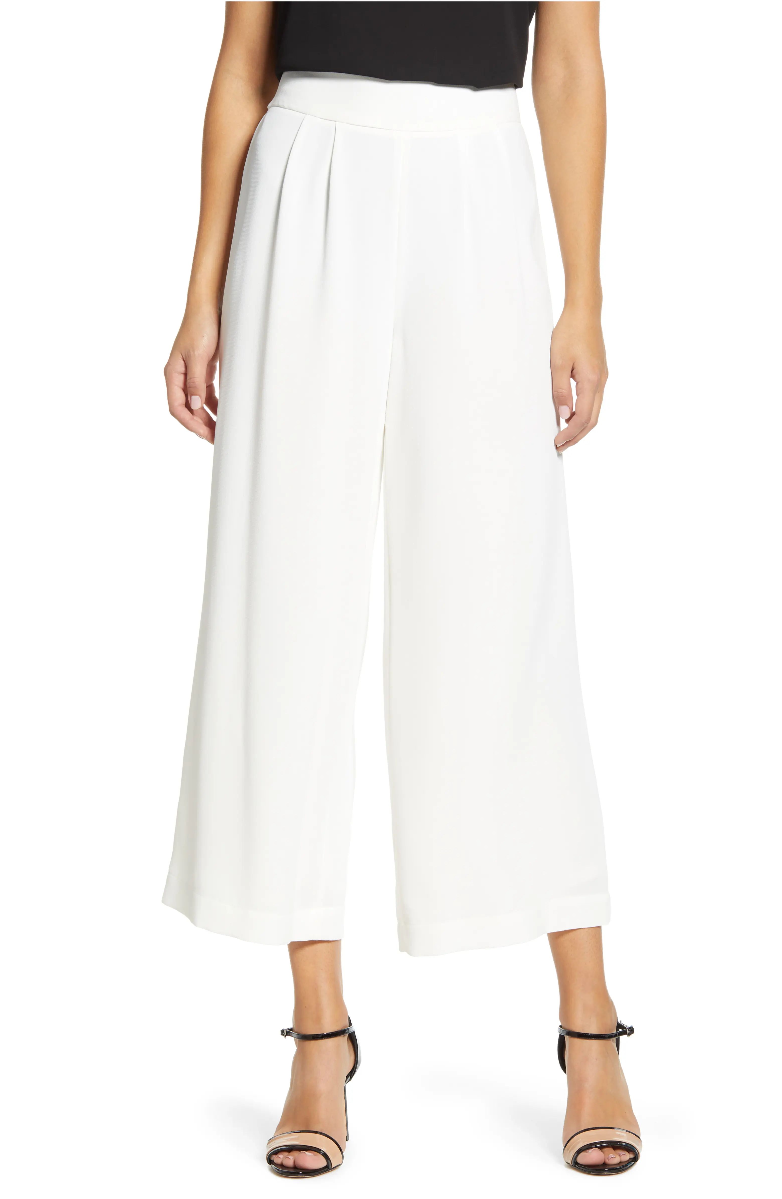 Wide Leg Crepe Trousers | Nordstrom