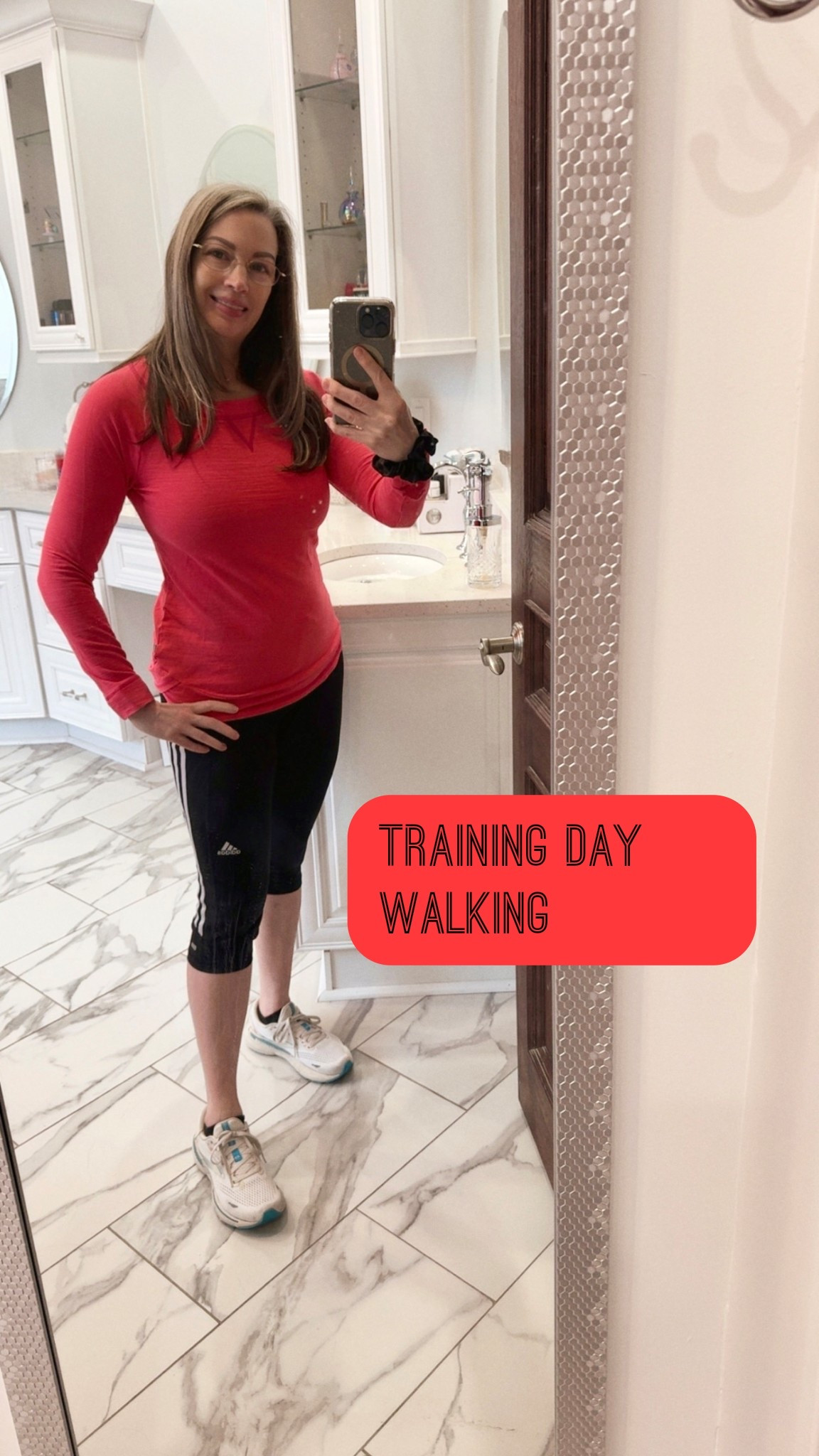 I train every day of the week, but I prefer walking on certain days. On those days, I like to wear my long sleeve tops with comfortable workout pants and my Brooks running shoes, which are my favorite sneakers. Many people who teach at our gym also choose Brooks because they offer excellent stability, comfort, and durability through many heavy workouts. I’ve had my top, bottom, and sneakers for several years now. Investing in quality workout gear like these can really last you a long time and make your workouts even more enjoyable.

#LTKfitnessgoals #LTKselfcare #LTKActive