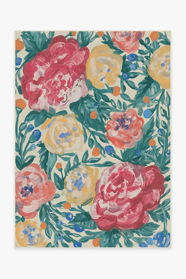 Camellia Multicolor Outdoor Rug | Ruggable