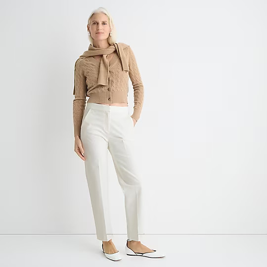 Kate straight-leg pant in bi-stretch cotton | J. Crew US