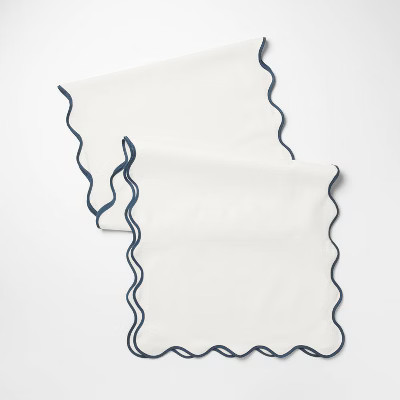 Scallop Table Runner - Threshold™ designed with Studio McGee | Target
