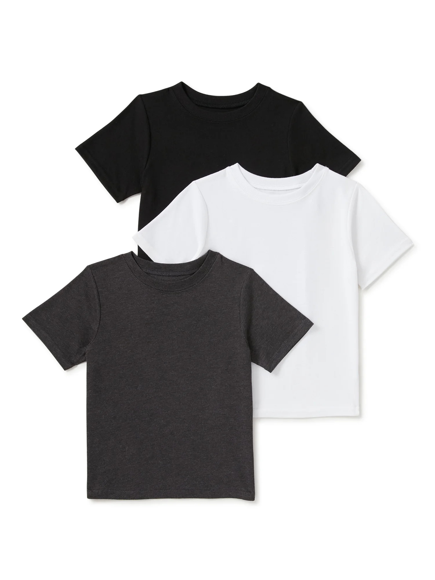 Garanimals Baby and Toddler Boy Basic T-Shirts Multipack, 3-Pack, Sizes 12M-5T - Walmart.com | Walmart (US)