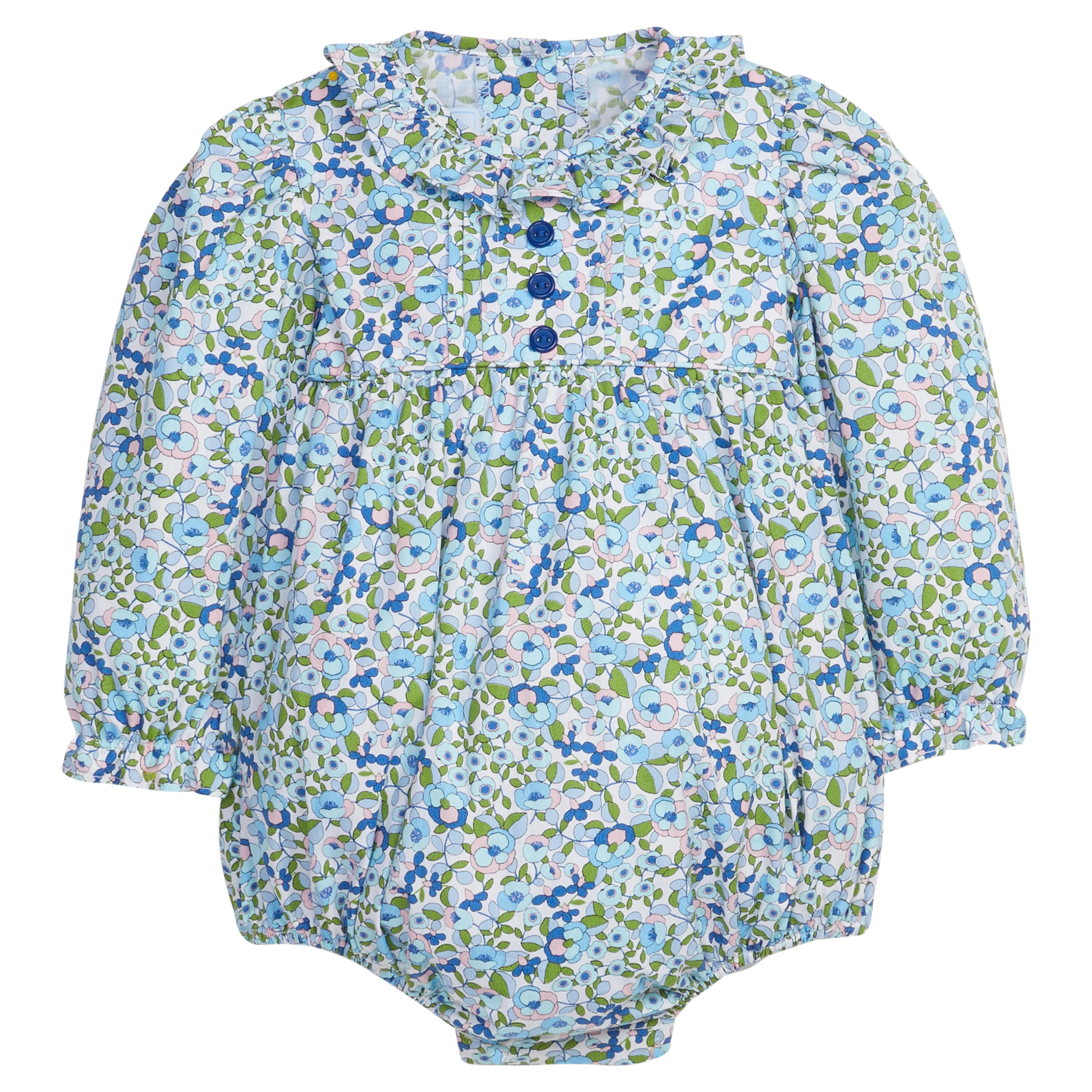 Pleated Caroline Bubble - Leland Floral | Little English