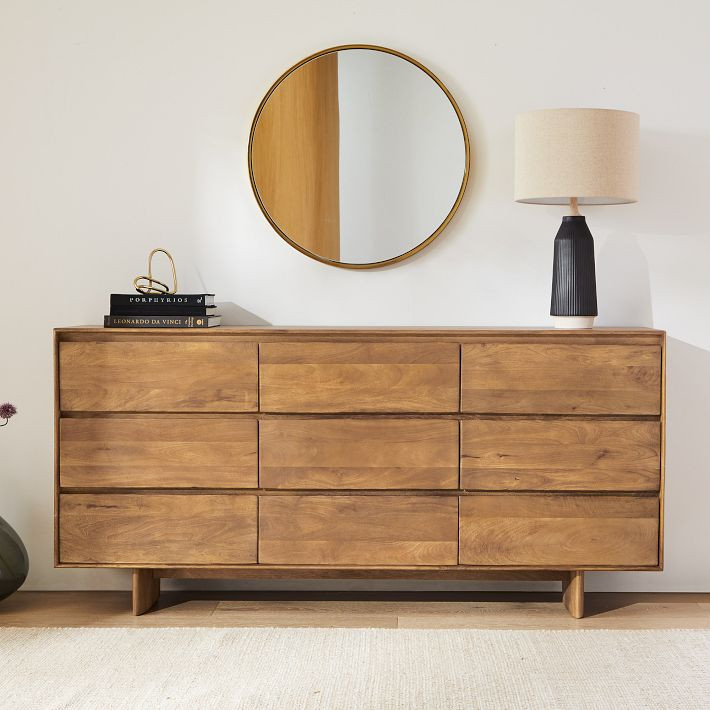Anton Solid Wood 9-Drawer Dresser (76") | West Elm (US)