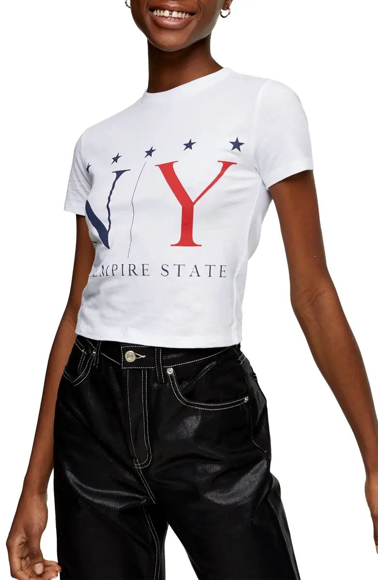 Empire State Crop Graphic Tee | Nordstrom | Nordstrom