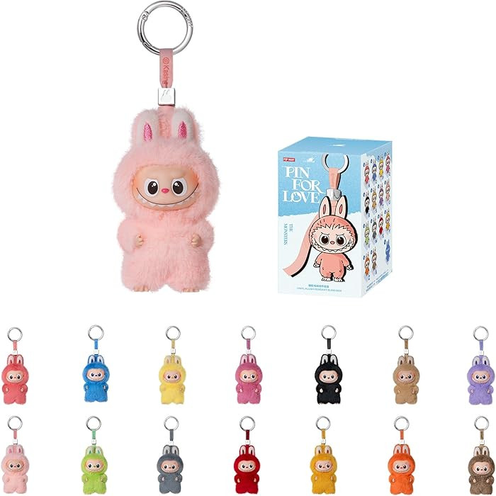 POP MART The Monster Pin for Love Series (N-Z) Mini Labubu Doll Blind Box Keychain – Vinyl Plus... | Amazon (US)