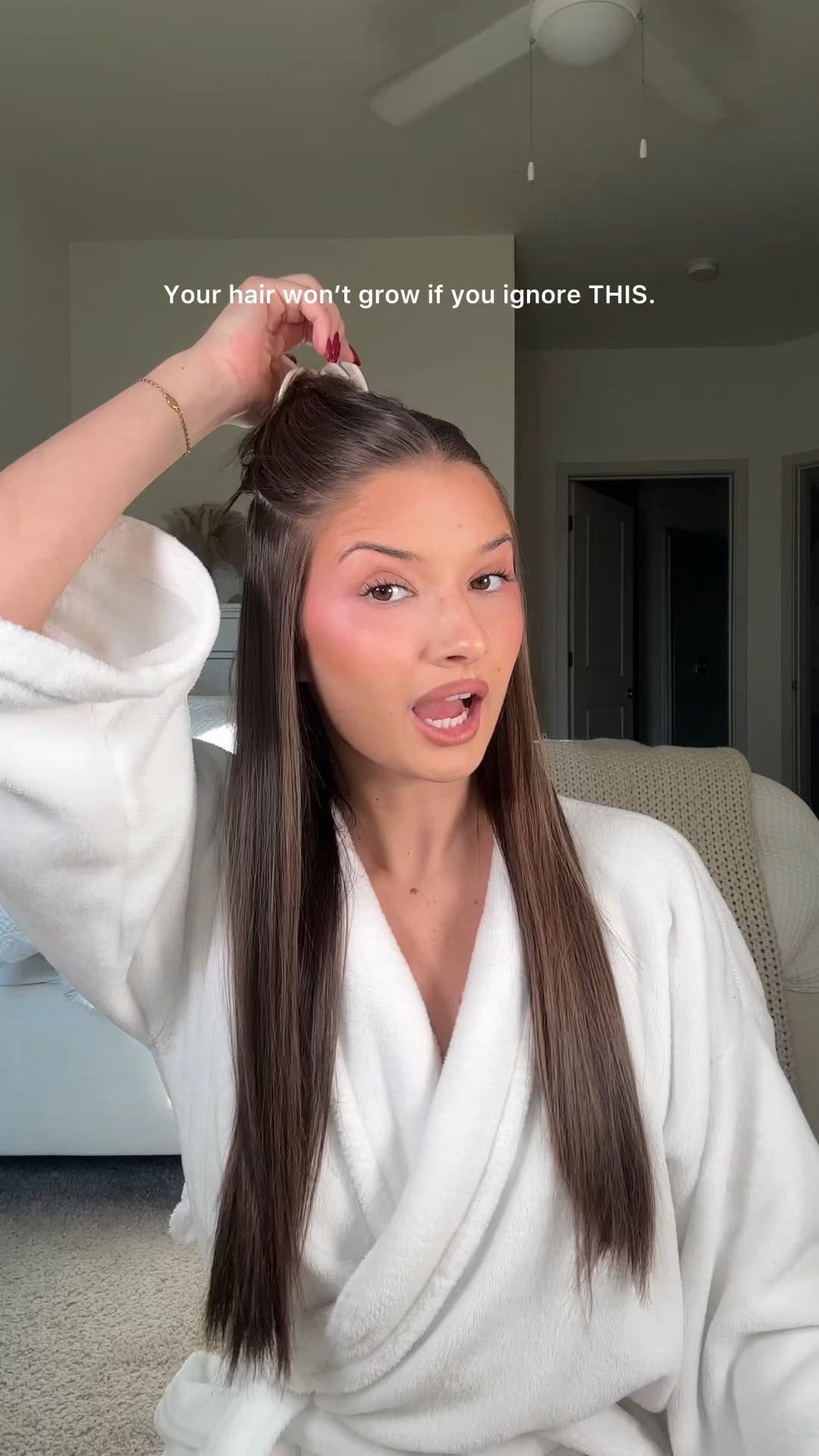 Only a ONE YEAR difference, and I never stopped using heat. Hair grows from your scalp, not your ends! So if you're ignoring scalp health, nutrition, and protection, growth will stall no matter what. #hairgrowth #healthyhair #heatstyledhair #scalpcare