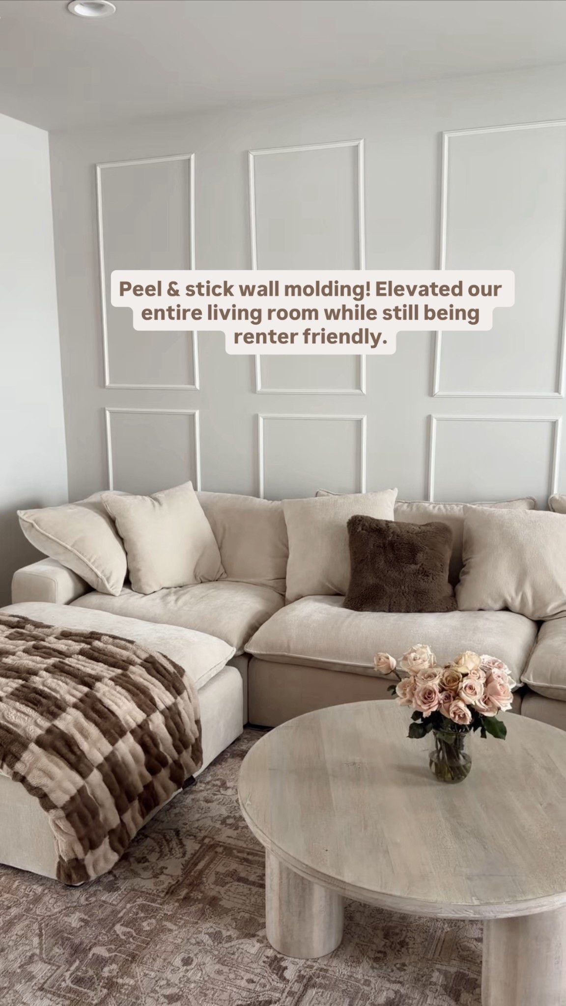 Peel & stick molding (renter friendly) 

#LTKHome