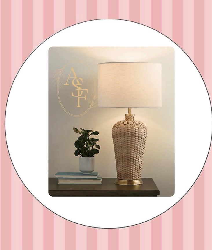 Rattan Table Lamp 

#LTKHome