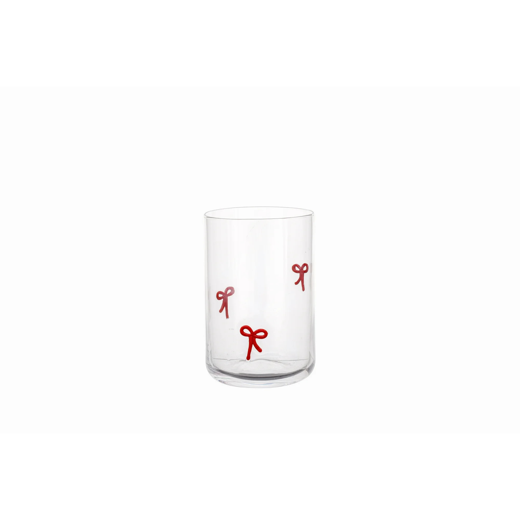 Holiday Time Bows Charm 16oz Drinking Glass 2 Pack | Walmart (US)