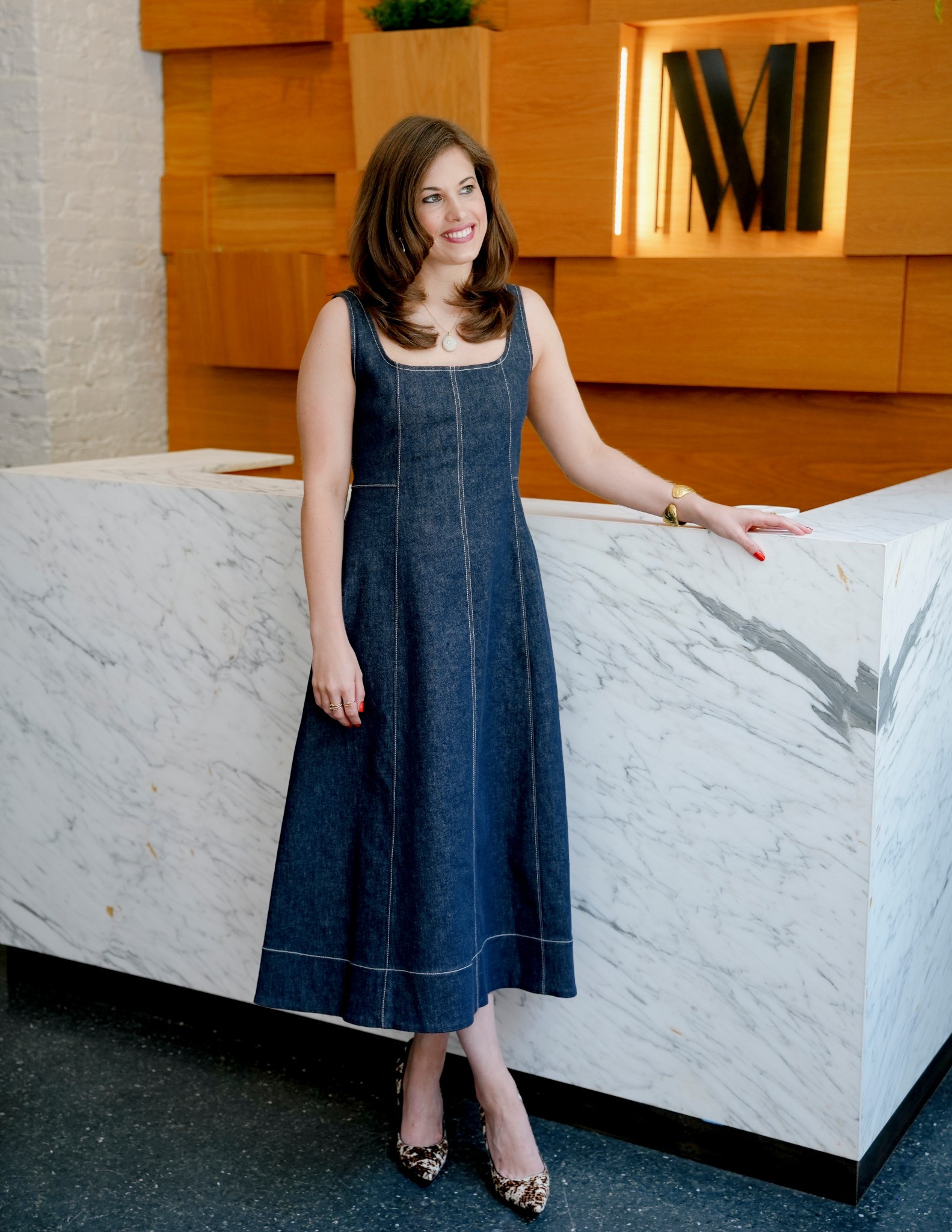 The moment I saw this square-neck, A-line midi dress, I knew it was meant for me. Made from Japanese stretch denim, it combines structure and comfort—and the hidden lingerie snaps keep everything perfectly in place. Effortless style meets thoughtful function.

#LTKSeasonal #LTKStyleTip #LTKWorkwear