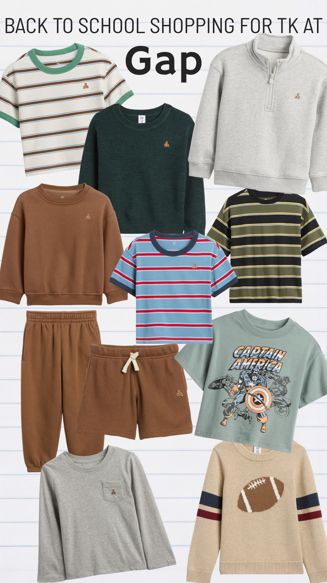 Gap basics for our soon to be TK-er 

 #LTKootd #LTKmomlife #LTKKids