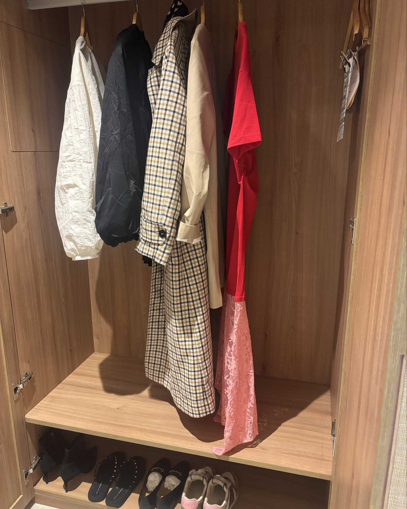 spring outfits 2026 spring break Europe beach and city. A carry-on suitcase.  Two pics…few hanging pieces and a folded pile. A few newer some older pieces. Here’s everything! 

#LTKTravel #LTKOver40 #LTKootd