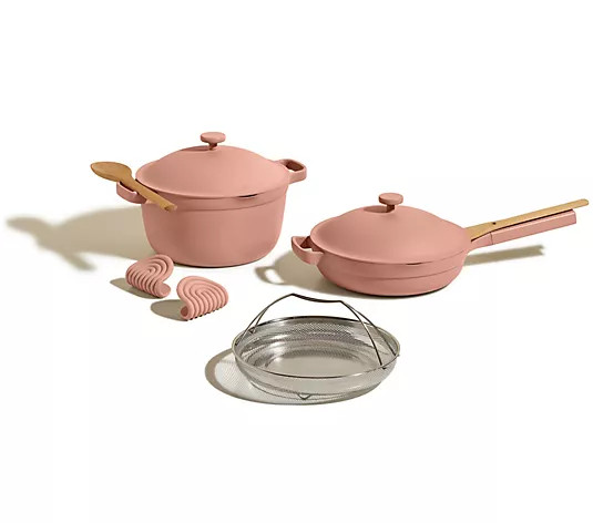 Our Place Home Cook Duo Always Pan & Perfect Pot 2.0 w/ Hot Grips - QVC.com | QVC
