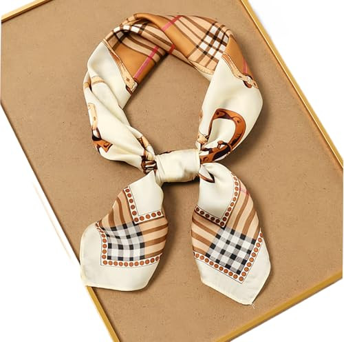 Satin Head Scarf Silk Like Hair Scarf Stain Bandana For Women Hair Scarves Accessories Lightweigh... | Amazon (US)