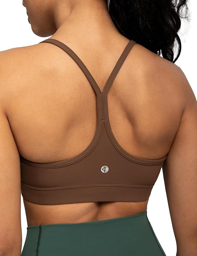 Colorfulkoala Women's Dreamlux Y Back Padded Sports Bra Spaghetti Strap Low Impact Workout Yoga B... | Amazon (US)