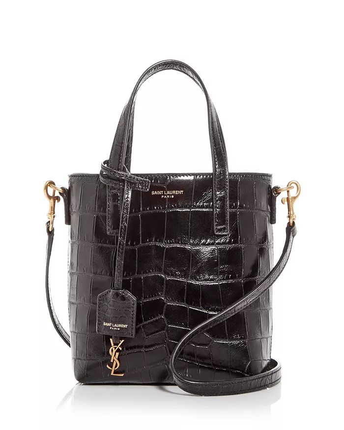 Paris Mini Toy Shopping Bag in Crocodile-Embossed Leather | Bloomingdale's (US)