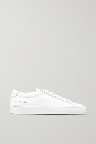 Common Projects - Original Achilles Leather Sneakers - White | NET-A-PORTER (US)