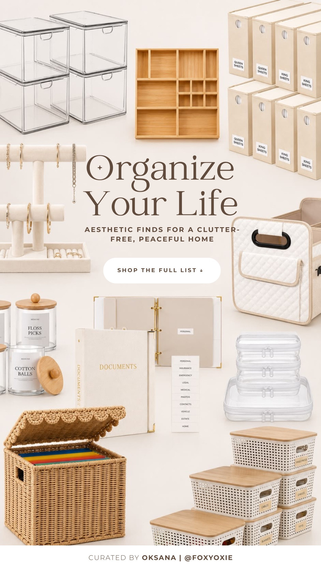 ✨ If your home feels cluttered, this is your sign to reset before fall.

I rounded up some of the prettiest (and functional!) Amazon organization finds that actually make a difference—from storage bins and drawer organizers to document storage, baskets, and clever space-saving solutions.

These are the kinds of products that make everyday life feel a little calmer (and your home look a lot more put together).

SHOP THE FULL ROUNDUP HERE:
https://amzn.to/4vSQ2TX 

📩 Save this post so you have it when you're ready to organize!

Follow me on Instagram for more home + style finds!
https://www.instagram.com/foxyoxie/
Shop my Amazon Storefront:
https://amzn.to/4yfhbSK
Shop my LTK:
https://www.shopltk.com/explore/foxyoxie 

#AmazonFinds #HomeOrganization #AmazonHome #FoundItOnAmazon #FallRefresh

#LTKmomlife #LTKSaleAlert #LTKHome
