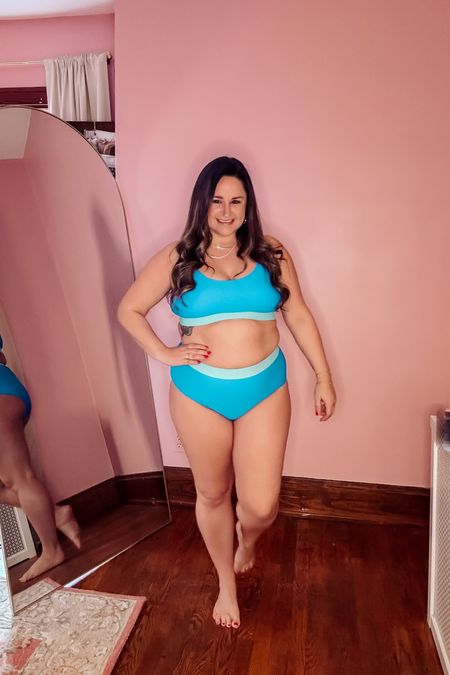 Adorable high waisted bikini that is midsize and curvy friendly!! 🩵💕

Wearing a size large,  but need an XL

Also linked a cute swim coverup and sandals to go with this curvy swimsuit.

High waisted swimsuit
Blue bathing suit 
Amazon find
Vacation 
Beach outfit


#LTKfindsunder50 #LTKswim #LTKmidsize