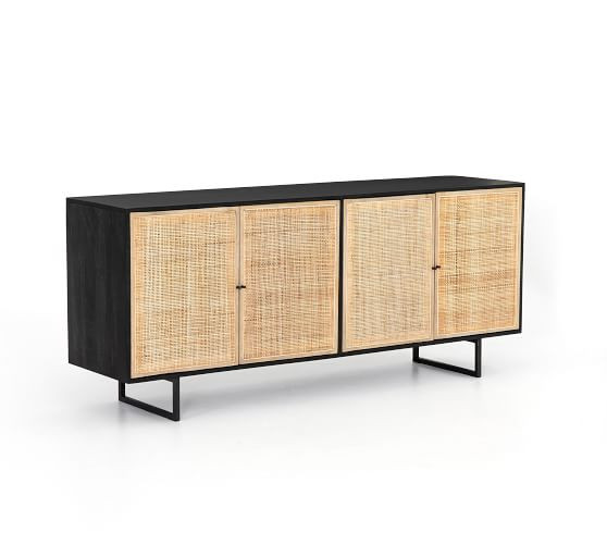 Dolores 72" Cane Console | Pottery Barn (US)