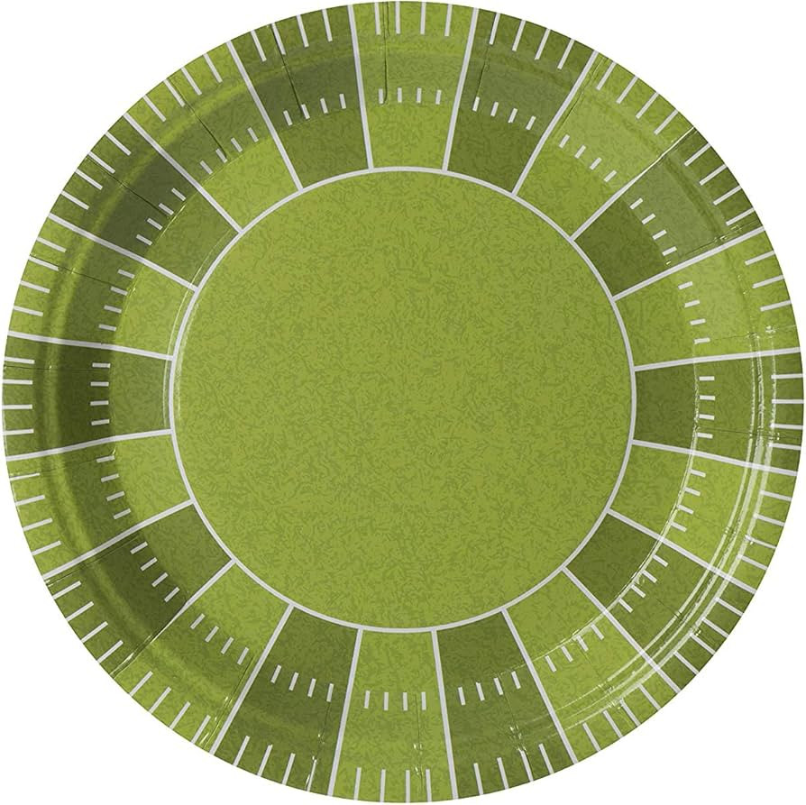 Football Themed 7" Disposable Round Paper Plates (50 Pack) Party Supplies Ideal for Game Day Tail... | Amazon (US)