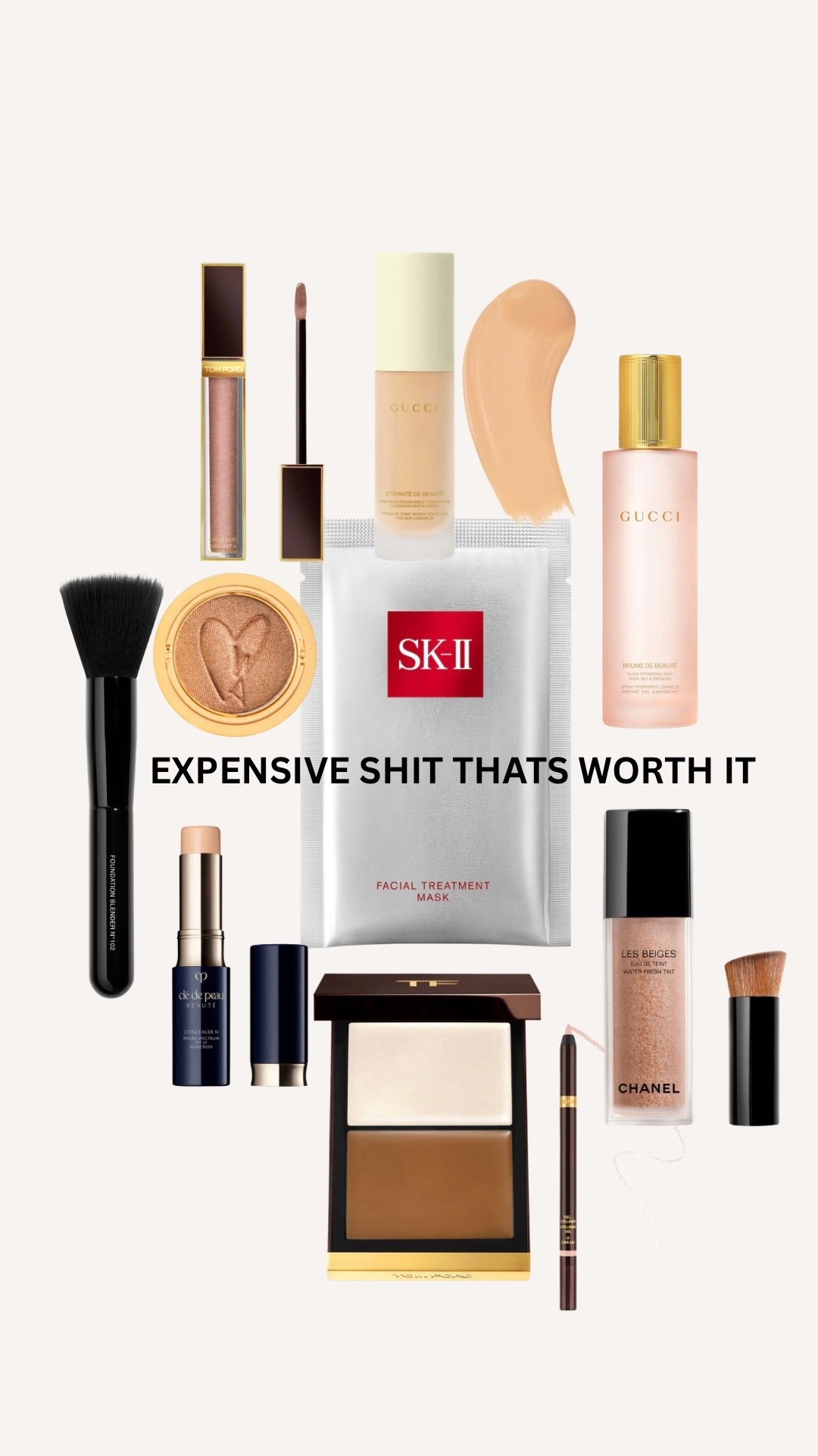Expensive shit that’s worth it 

Foundation: 270 N 
Skin Tint: Medium 
Concealer: 4  
Cream Bronzer: 1.0 
Eye shadow: Tabac 

#LTKgrwm #LTKMothersDay #LTKBeauty