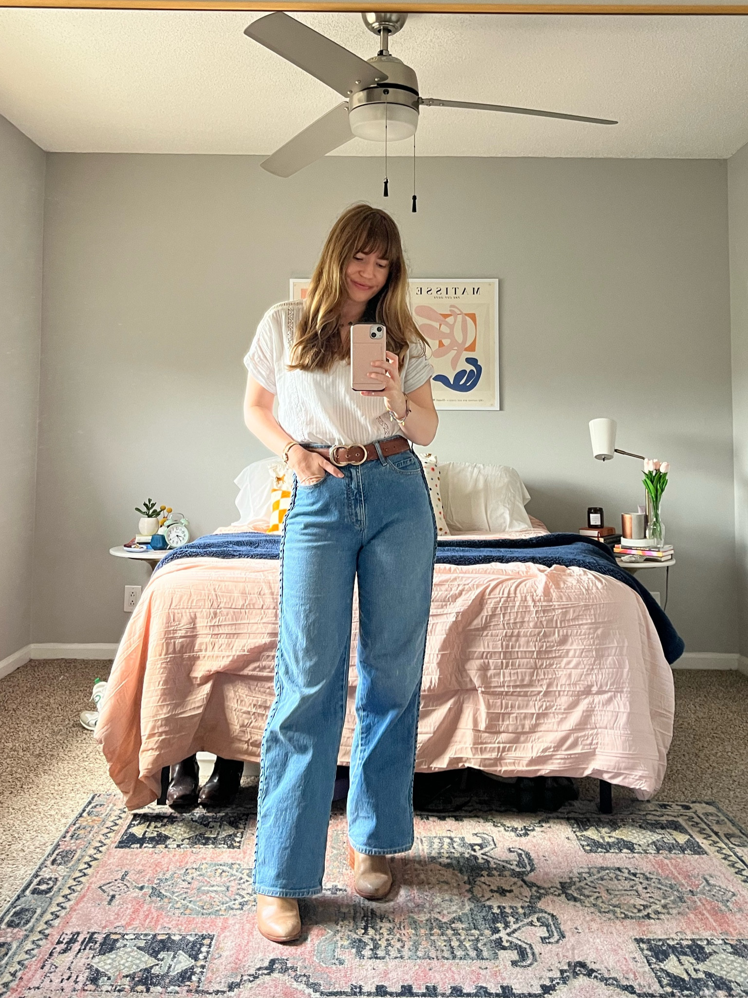 cozy + chic business casual outfit for the office! 