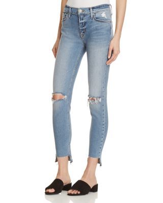 Hudson Nico Ankle Destroyed Jeans in Thrills - 100% Exclusive | Bloomingdale's (US)