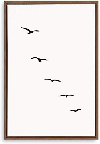 SIGNFORD Framed Canvas Home Artwork Decoration Nordic Style Moon Canvas Wall Art for Living Room,... | Amazon (US)