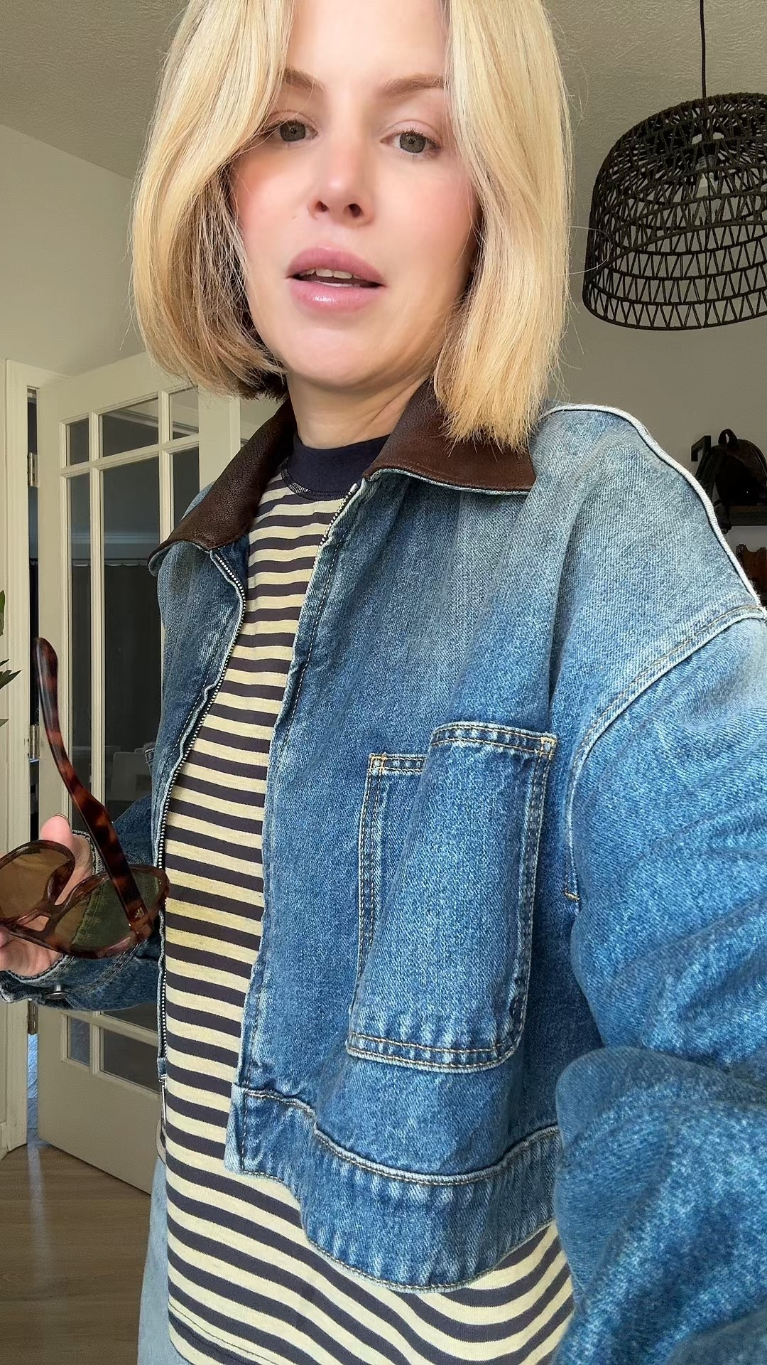 Weekend casual outfit and my go to Prada denim cropped jacket. Linked a bunch of similar options

#LTKShoeCrush #LTKTravel #LTKStyleTip