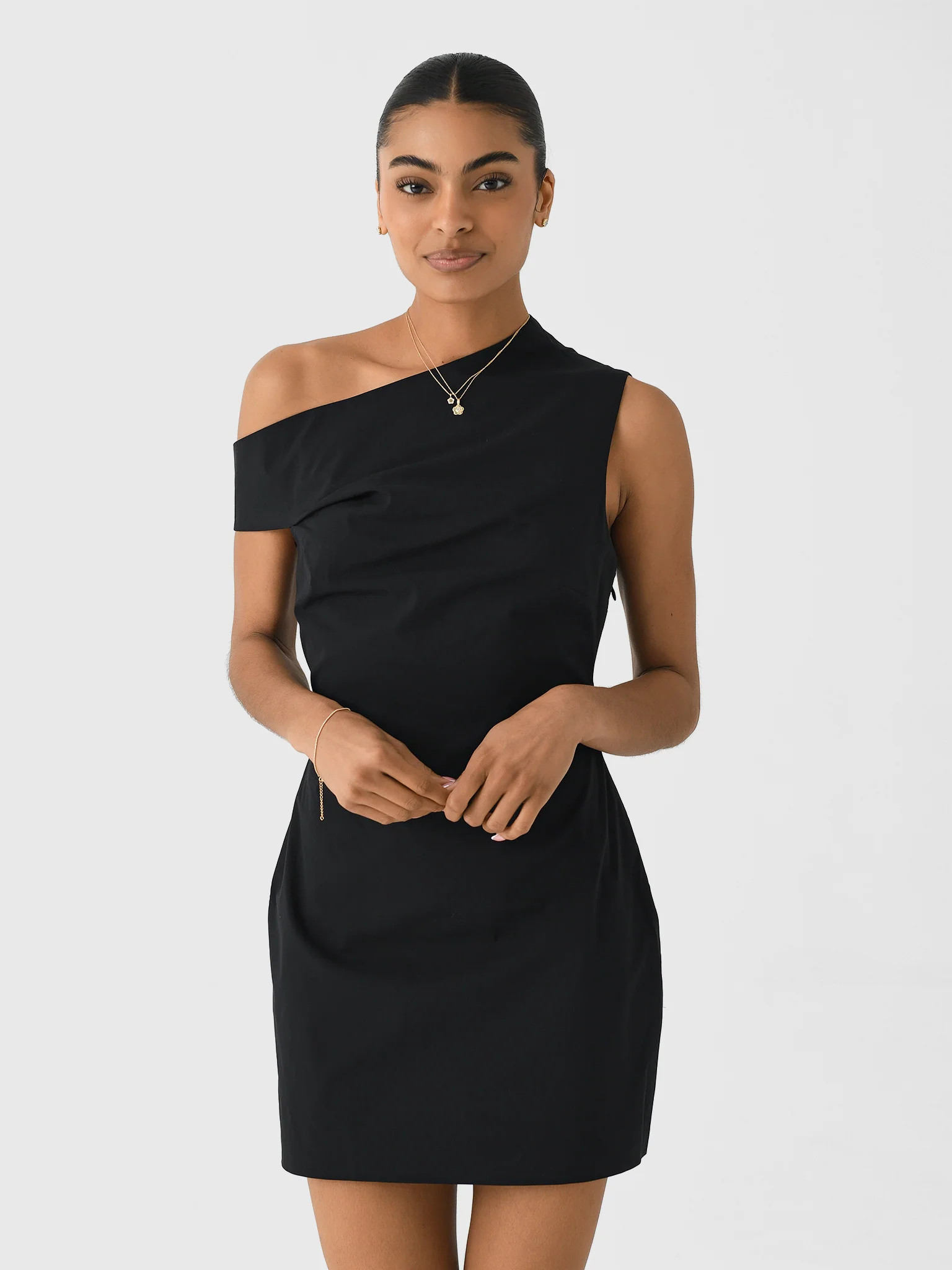 ST. AGNI
                      
                     Women's Soft Sculptural Mini Dress | Saint Bernard