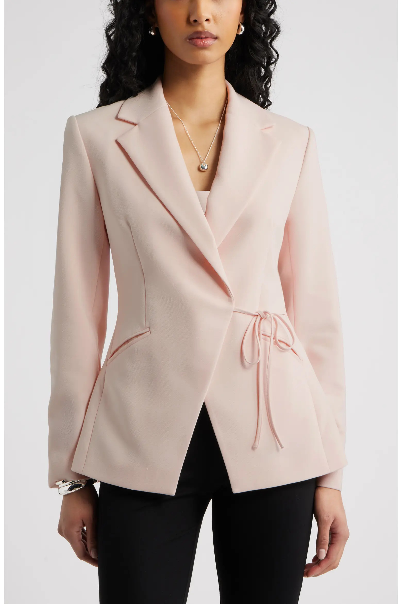 The Icon Side Tie Blazer (Women) | Nordstrom | Nordstrom