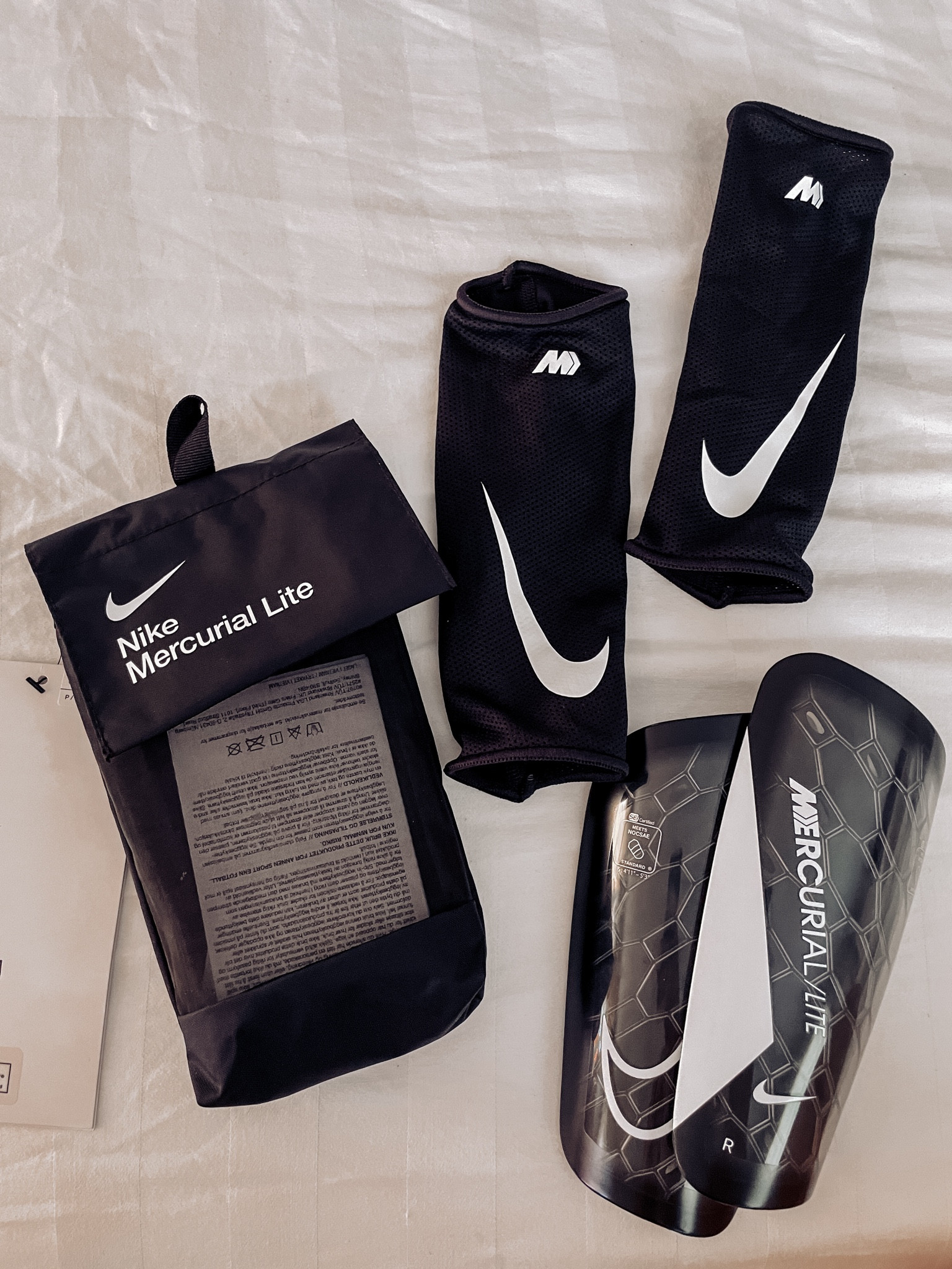 My 8 year old is starting soccer this season and you wonderful women came thru with the recommendation of these shin guards. They come with a sleeve to them slide the shin guards in and then put their soccer socks over them. A lot of you recommended these since they don’t get stinky! 🥅⚽️

For reference we did a size small and he’s just above 4ft tall. 



#LTKKids