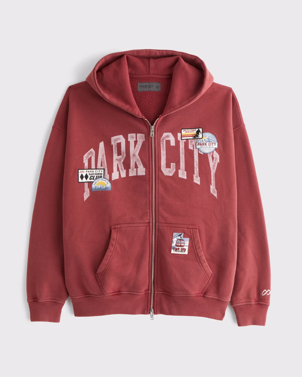 Park City Full-Zip Hoodie | Abercrombie & Fitch (US)