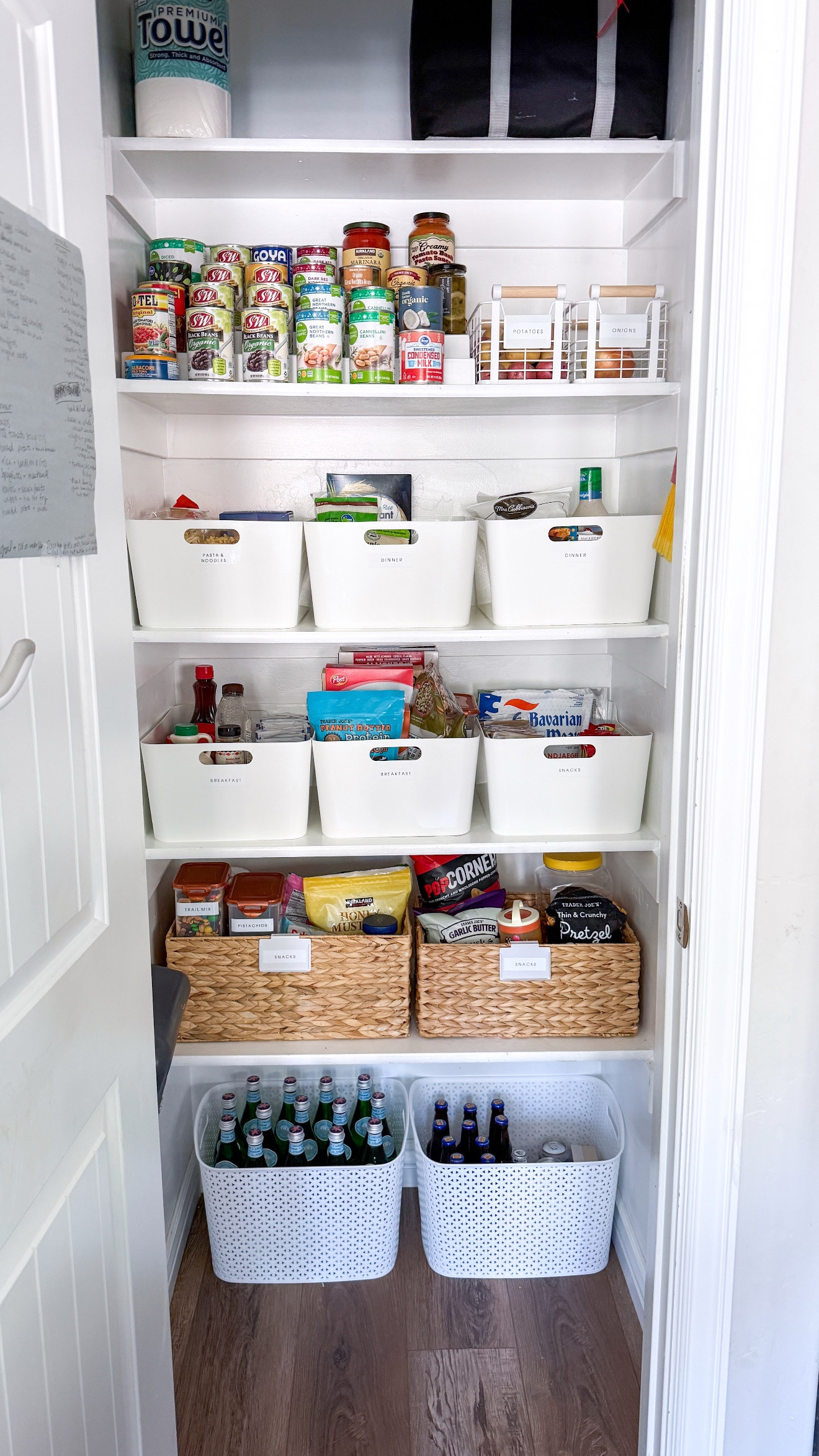 Kitchen + pantry organization makeover! A fresh perspective goes a long way. ✨