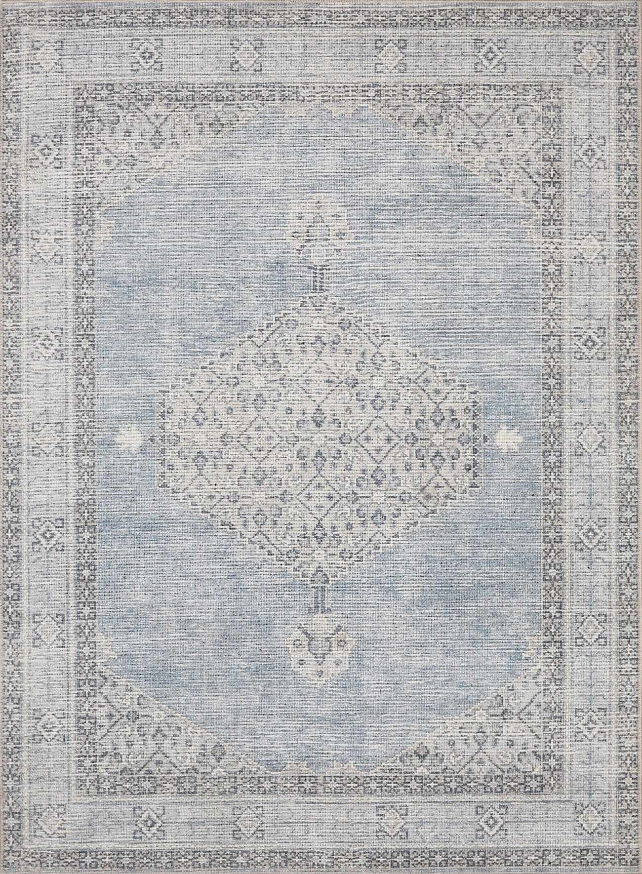Lila Medallion Denim - Livabliss x Becki Owens | Blue Medallion Rug | Boutique Rugs